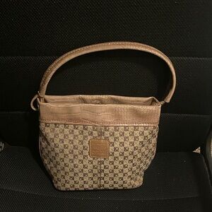 Elegant Brown Patterned Handbag